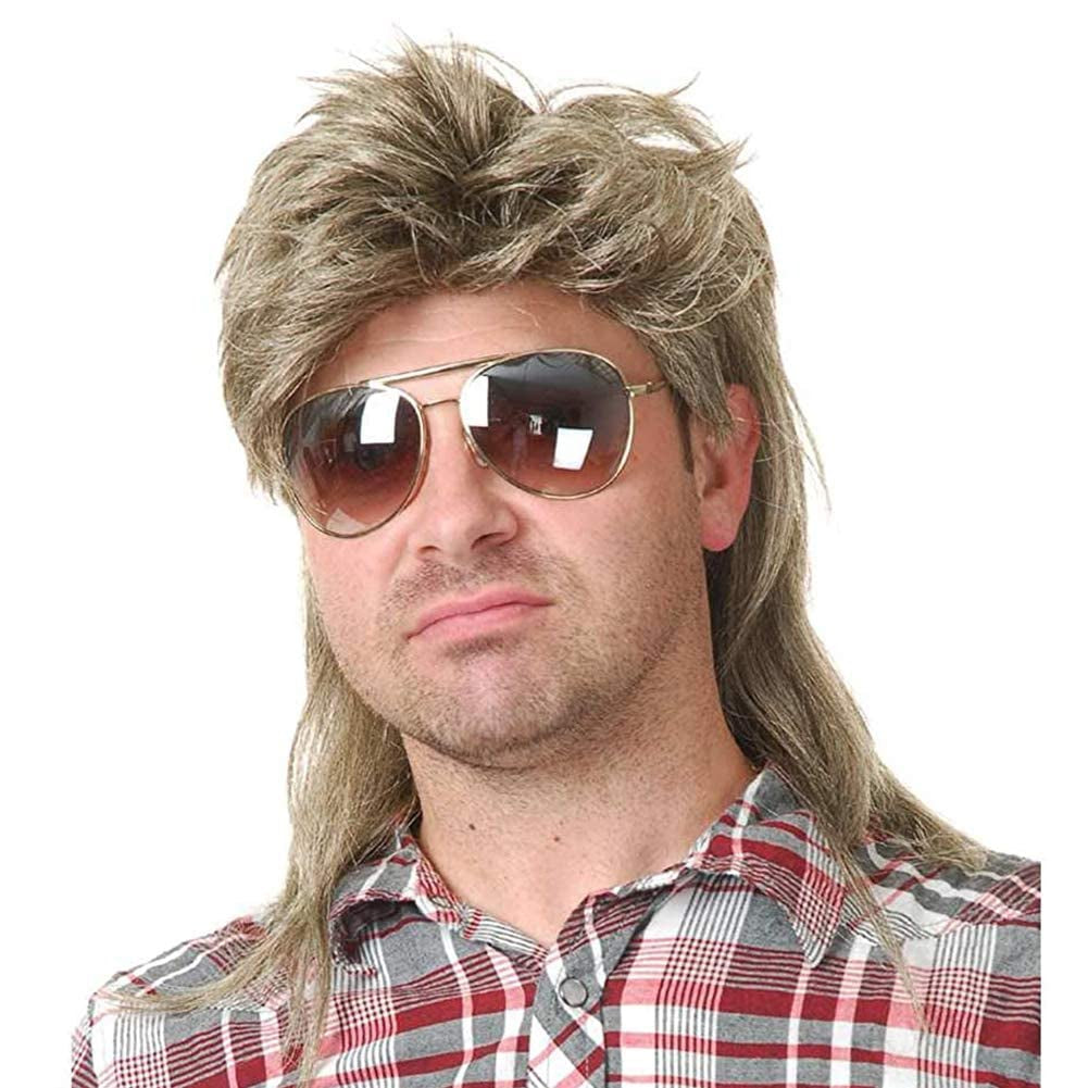 Mens Short Wig Synthetic Replacement Costume Natural Hair Wigs