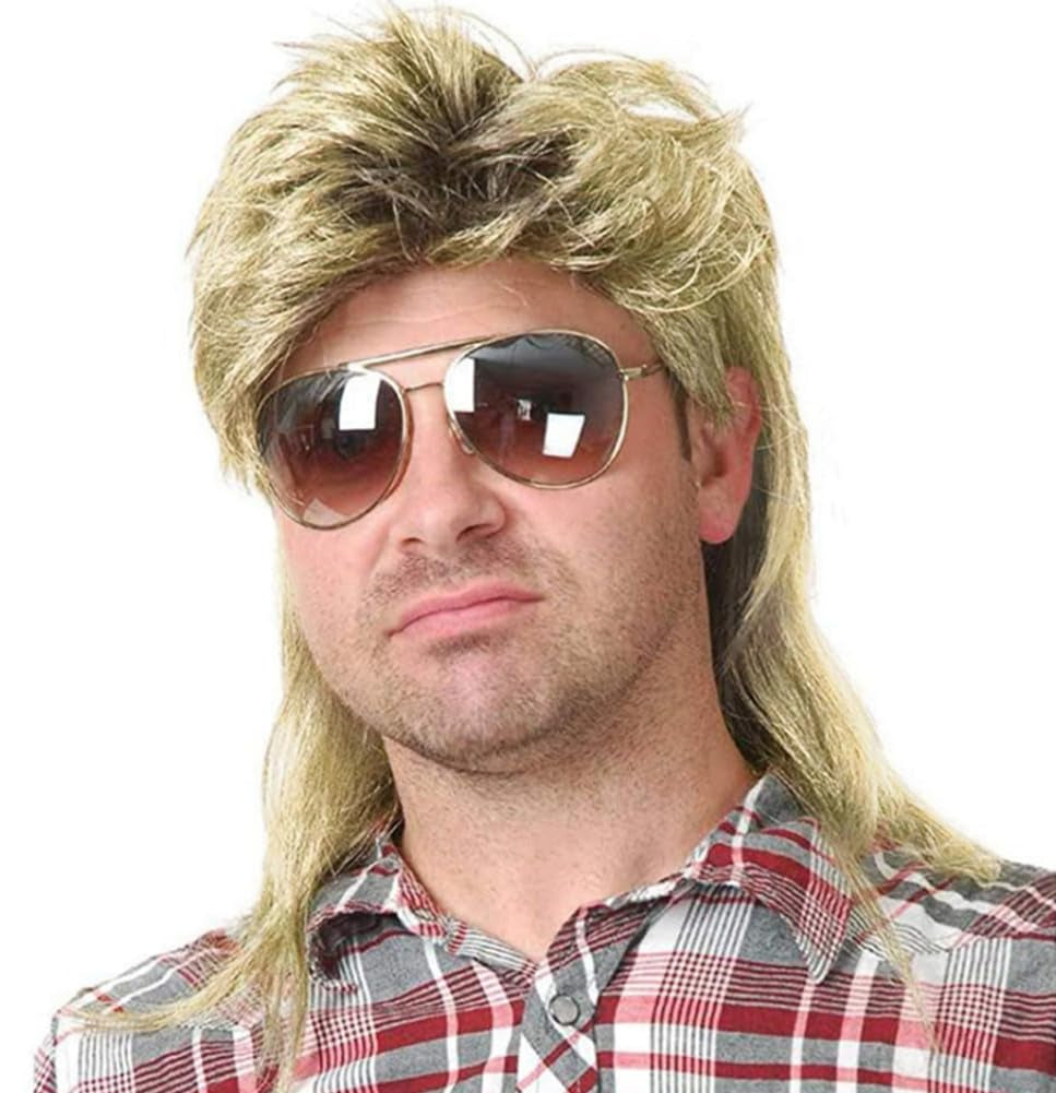 Mens Short Wig Synthetic Replacement Costume Natural Hair Wigs