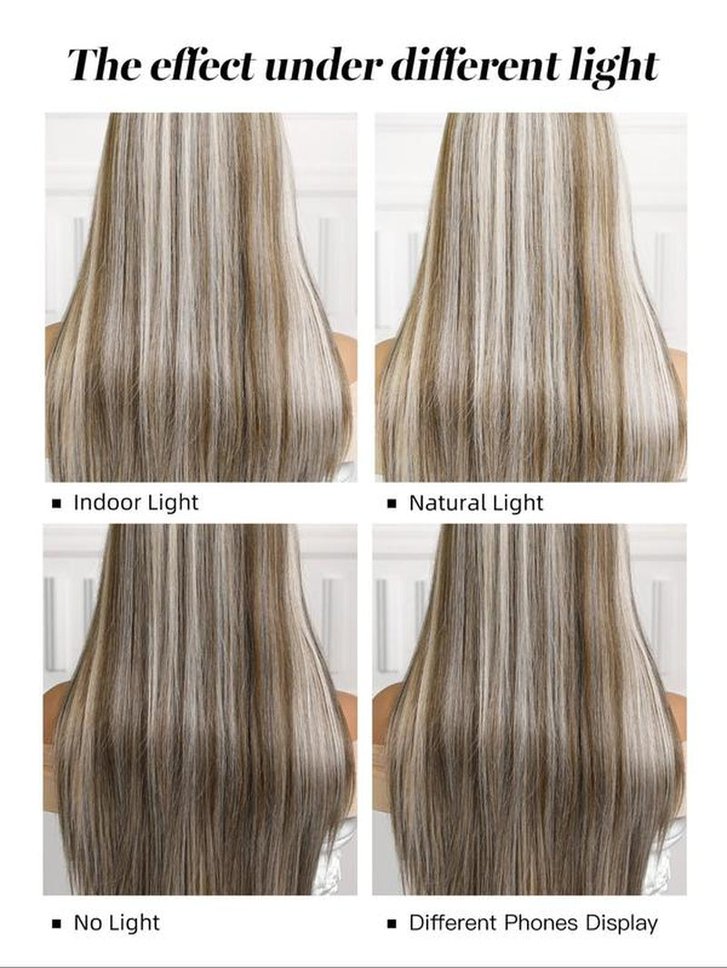 Long Straight - Gorgeous Fluffy Wigs without Bangs