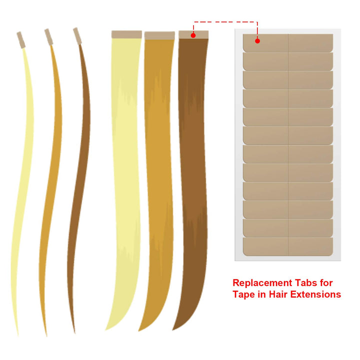 180 Pieces Tabs Double Sided Extension Tapes