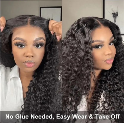 Glueless 70 Percent Human Hair- HD Lace Frontal Wigs - Hair Amara