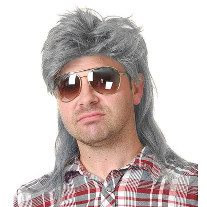 Mens Short  Wig Synthetic Replacement Costume Natural Hair Wigs