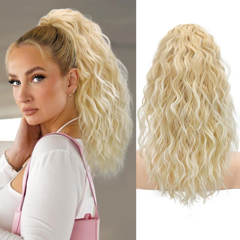 30" Long Wavy Claw Ponytail Extension