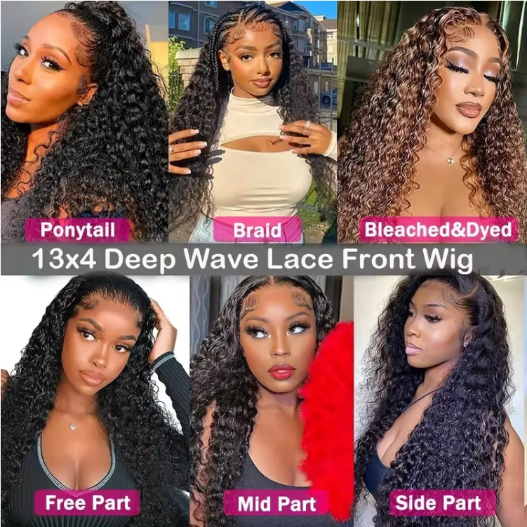 Glueless 70 Percent Human Hair- HD Lace Frontal Wigs - Hair Amara