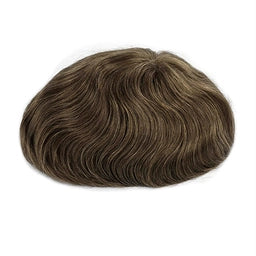 Full Swiss Lace Hair System Realistic Hairline for Men