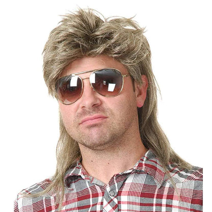 Mens Short  Wig Synthetic Replacement Costume Natural Hair Wigs