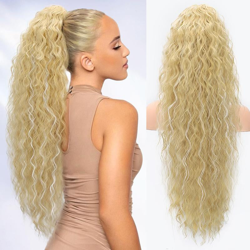 30" Long Wavy Claw Ponytail Extension