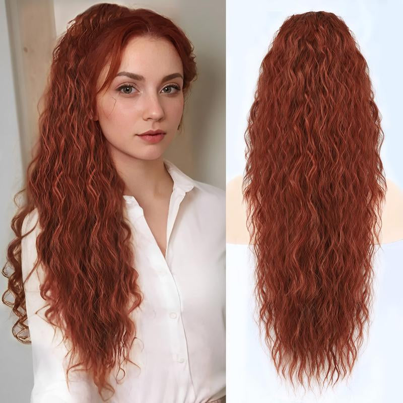 30" Long Wavy Claw Ponytail Extension