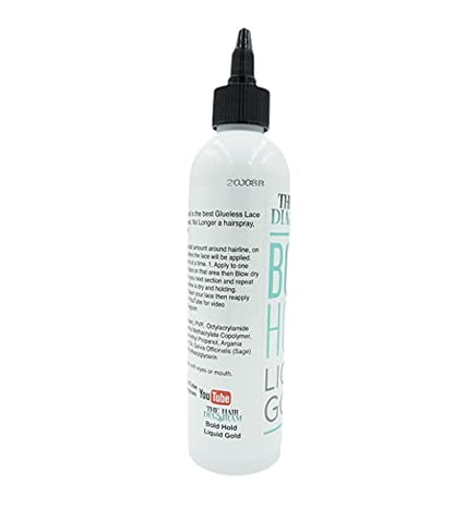 Bold Hold Liquid Gold - Glueless Lace Gel - Temporary Hold for Wigs and Hair Systems