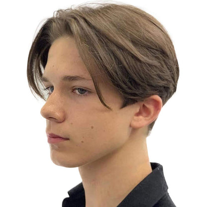 Mens Short  Wig Synthetic Replacement Costume Natural Hair Wigs