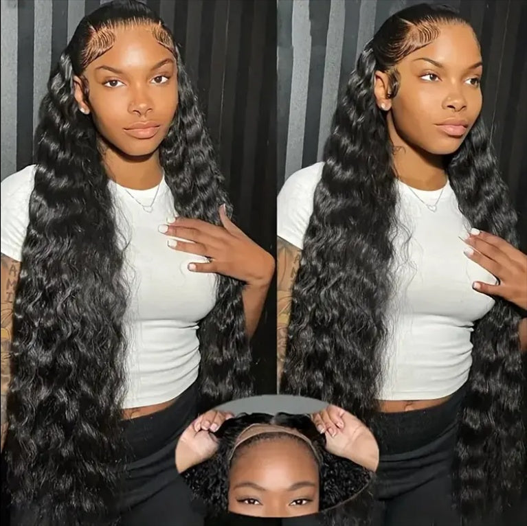 Glueless 70 Percent Human Hair- HD Lace Frontal Wigs - Hair Amara
