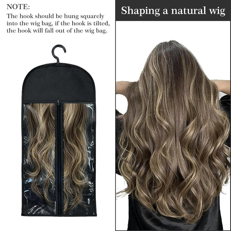 6PCS Wig Storage Bags with Hanger