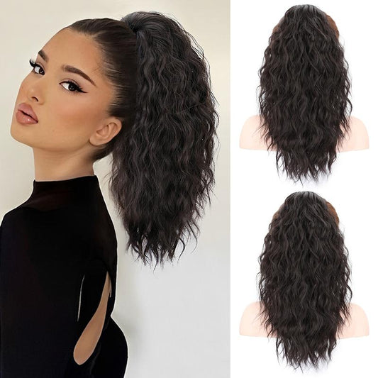 30" Long Wavy Claw Ponytail Extension
