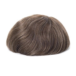 Lightweight V-Loop Men’s Toupee – 0.06mm Thin Skin Base
