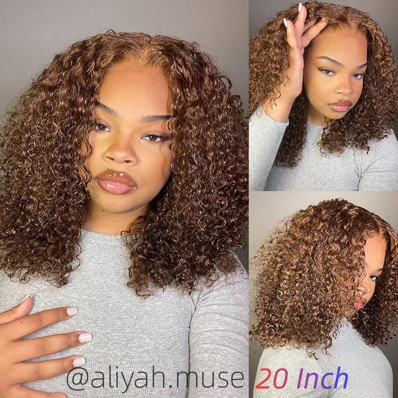 Bangjazz Short Kinky Curly - Ready to Wear Glueless Wigs Pre Cut Lace 