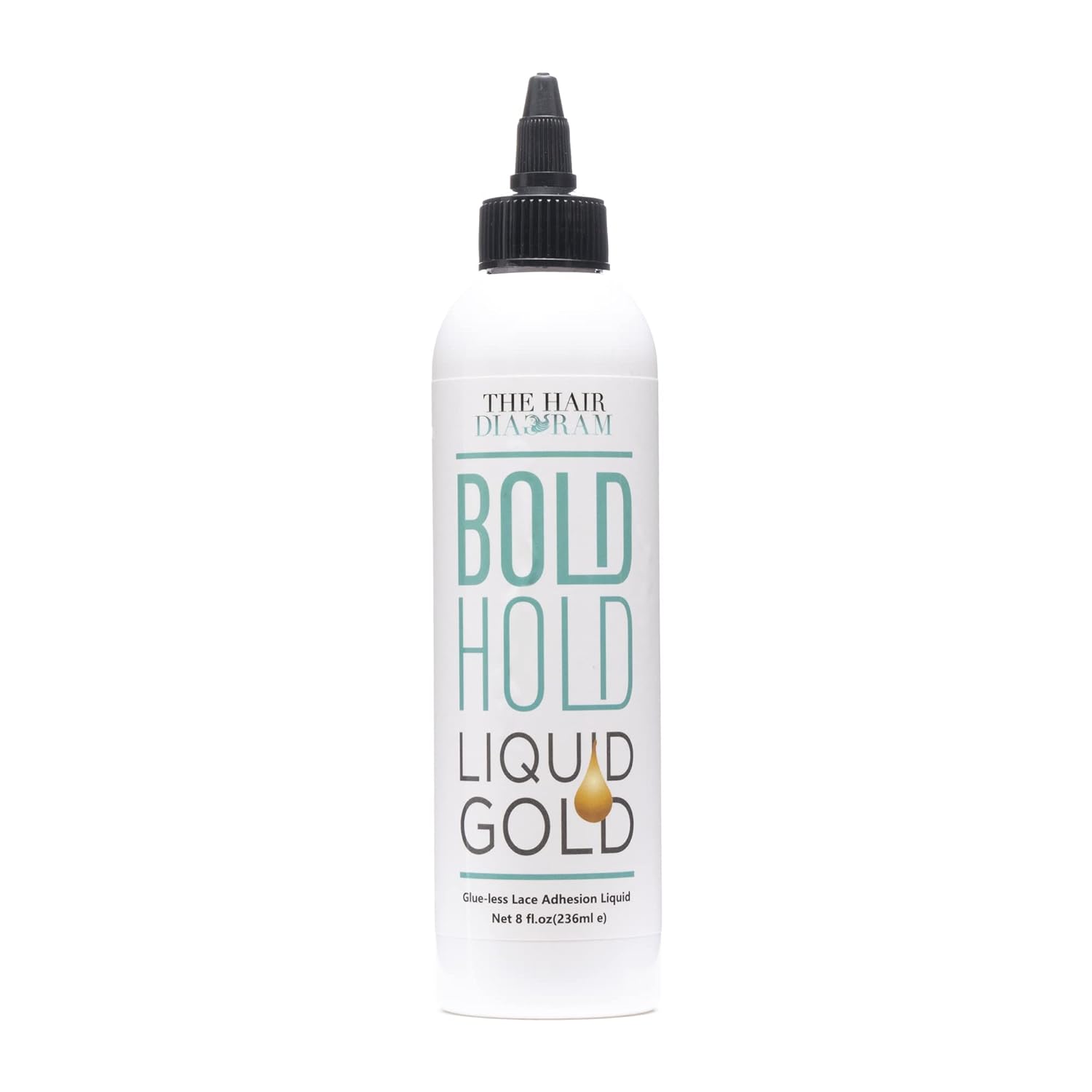 Bold Hold Liquid Gold - Glueless Lace Gel - Temporary Hold for Wigs and Hair Systems