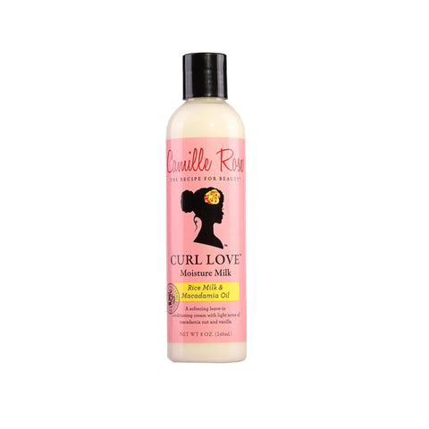 Curl Love Moisture Milk Leave-In Conditioner, with Rice Milk and Macadamia Oil to Soften