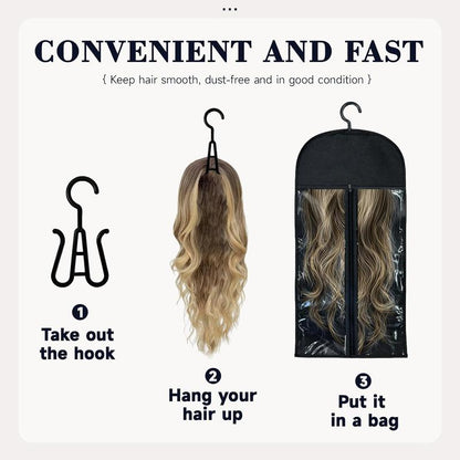 6PCS Wig Storage Bags with Hanger