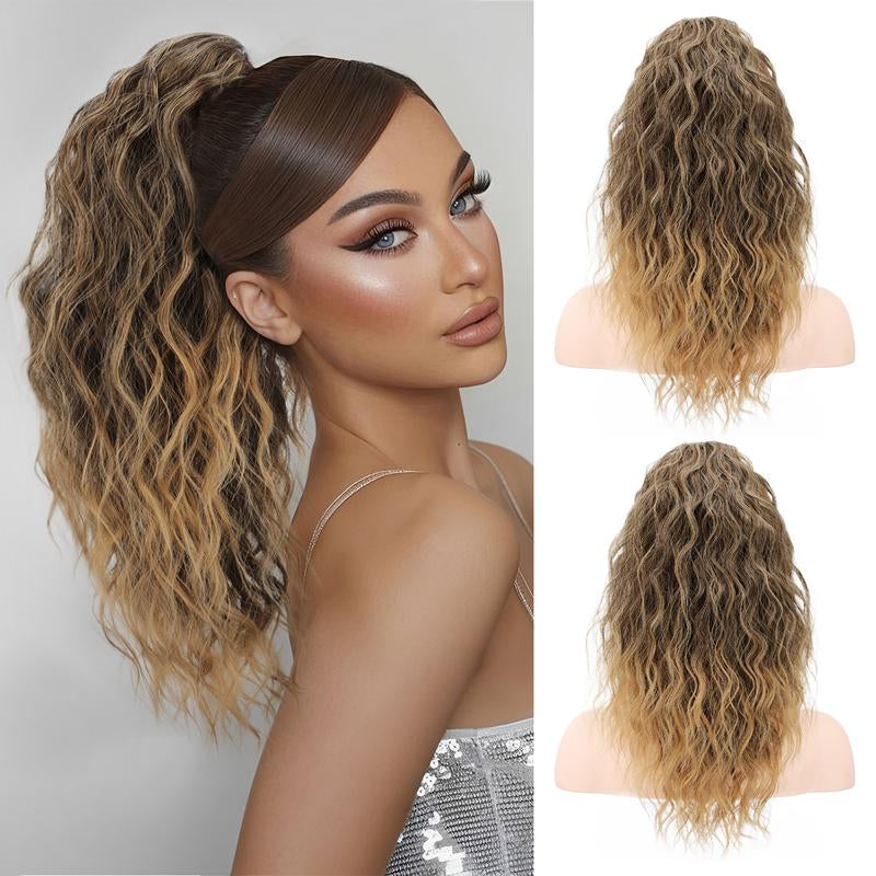 30" Long Wavy Claw Ponytail Extension