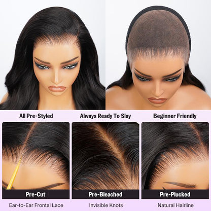 Straight Lace Front Wig for Women – Fluffy, Natural Look, No Bangs
