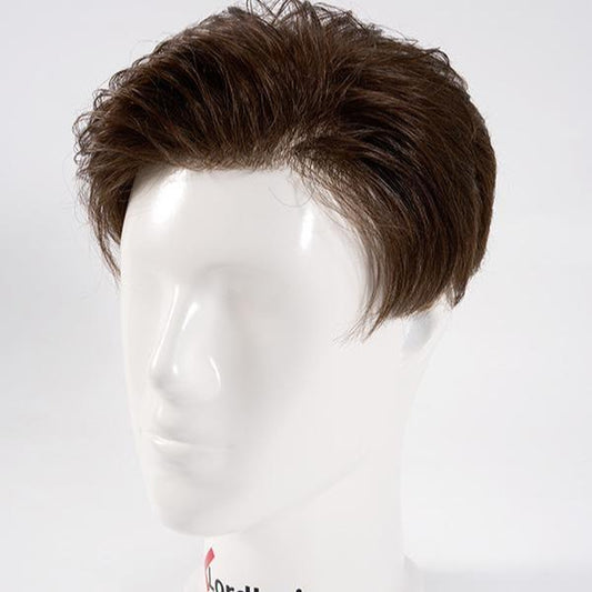 UTS 0.03Mm Ultra Thin Skin V-Looped Men'S Hairpieces Human Hair
