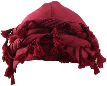Turban for Men Vintage Twist Head Wraps Durag Satin Lined Halo Turban for Women Modal and Satin Scarf Tie