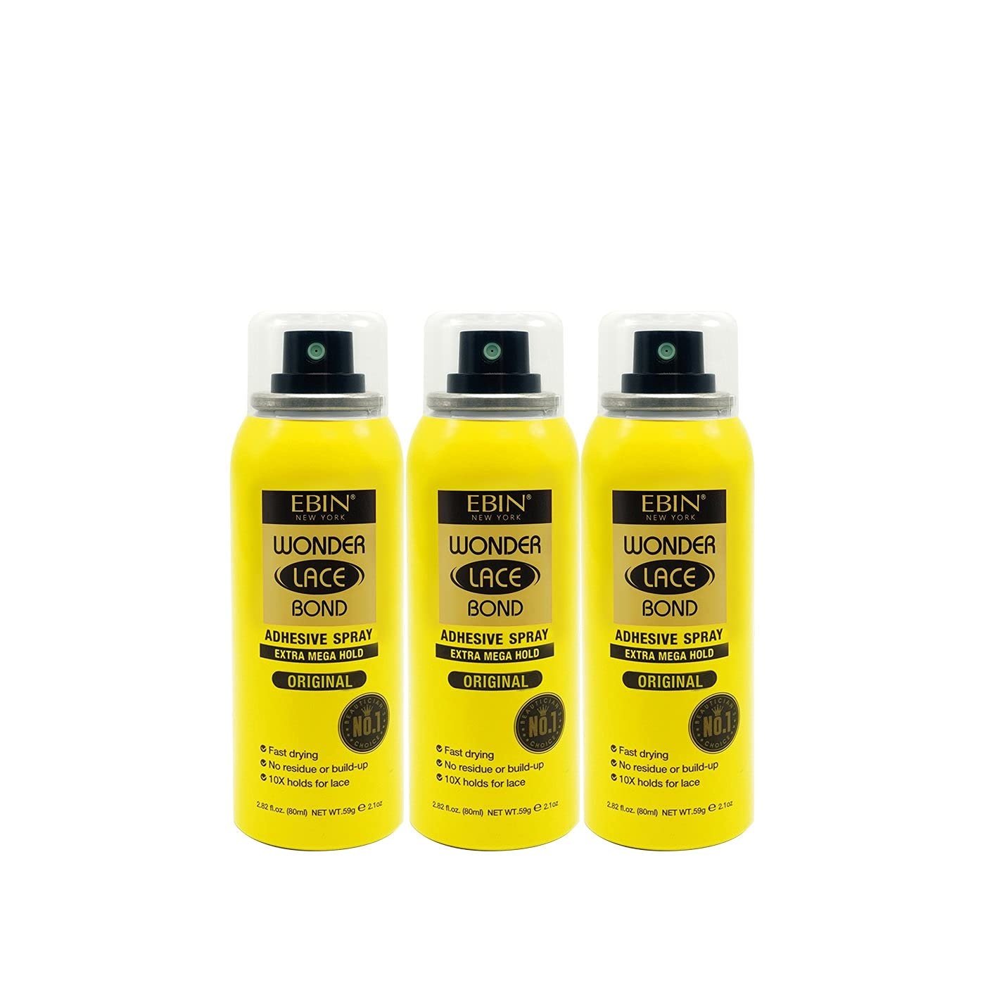 Wonder Lace Bond Adhesive Spray Original 3-Pack