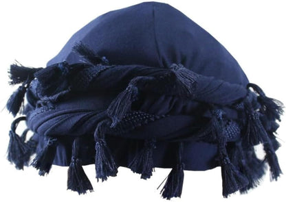Turban for Men Vintage Twist Head Wraps Durag Satin Lined Halo Turban for Women Modal and Satin Scarf Tie