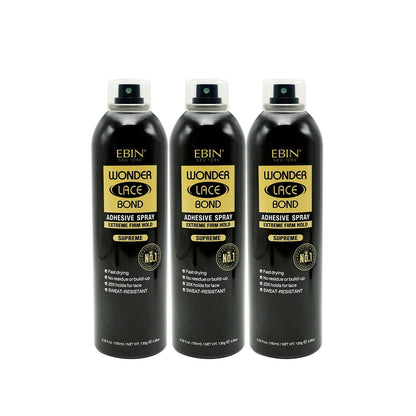 Wonder Lace Bond Adhesive Spray Original 3-Pack