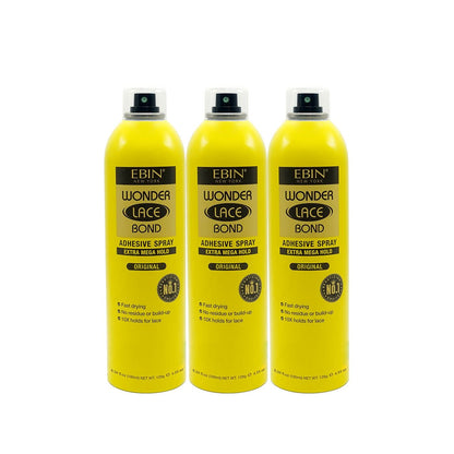 Wonder Lace Bond Adhesive Spray Original 3-Pack