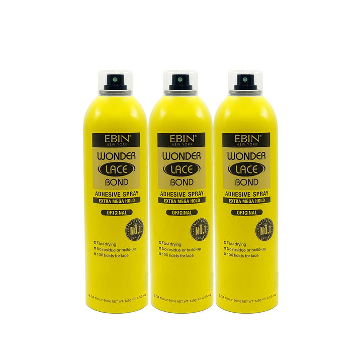 Wonder Lace Bond Adhesive Spray Original 3-Pack