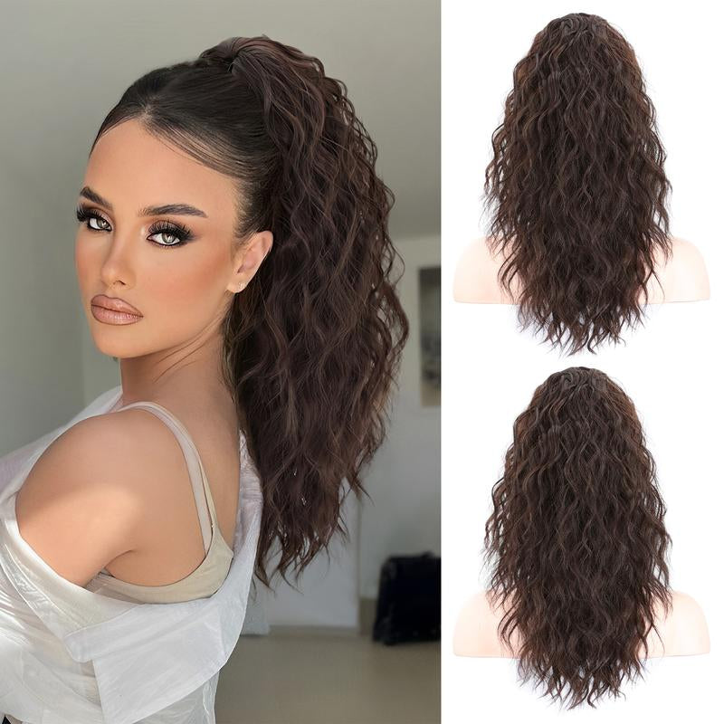 30" Long Wavy Claw Ponytail Extension