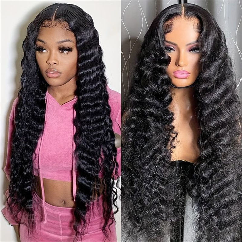 HD Lace Front Deep Wave Wig Human Hair
