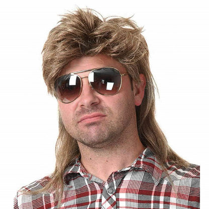 Mens Short  Wig Synthetic Replacement Costume Natural Hair Wigs