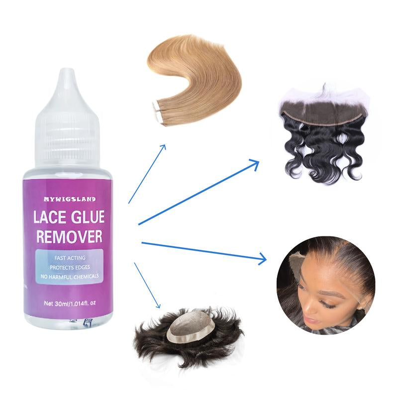 3Pcs Waterproof Wig Glue Set with Remover – Strong Hold Adhesive