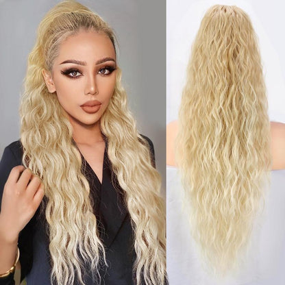 30" Long Wavy Claw Ponytail Extension
