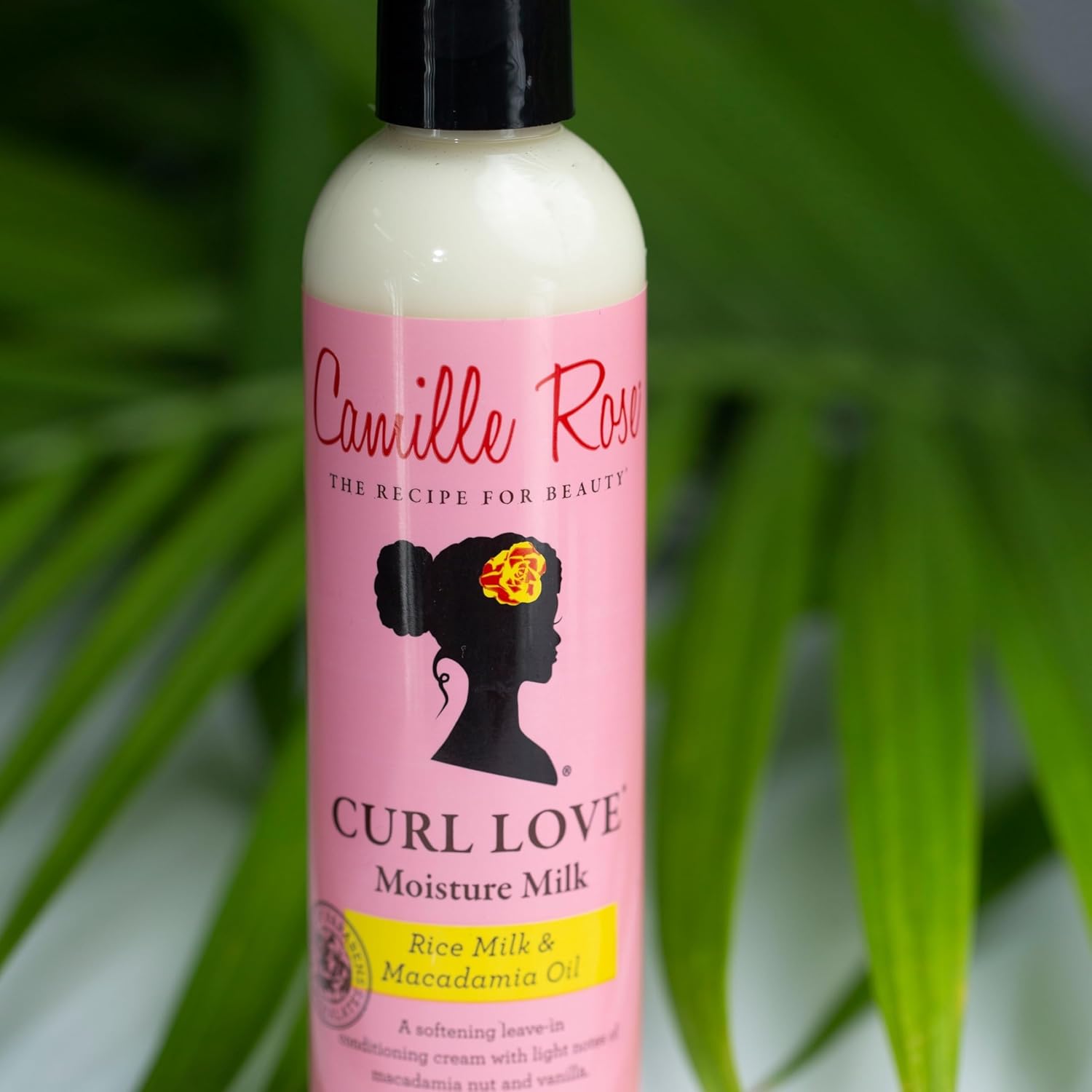 Curl Love Moisture Milk Leave-In Conditioner, with Rice Milk and Macadamia Oil to Soften