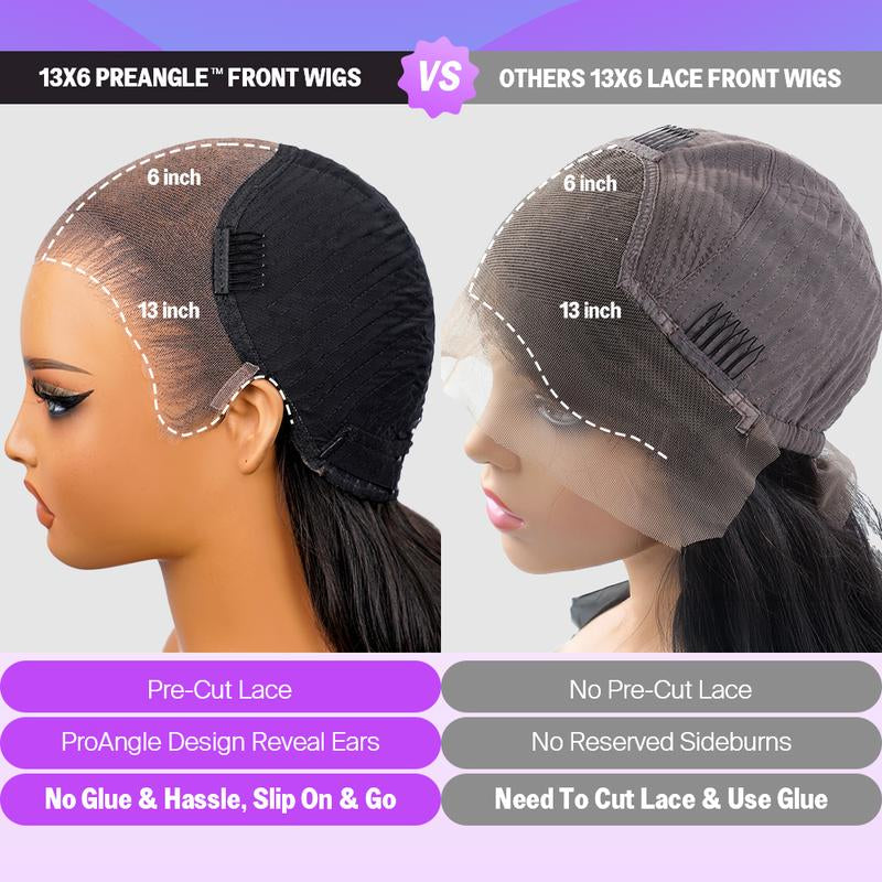 Straight Lace Front Wig for Women – Fluffy, Natural Look, No Bangs