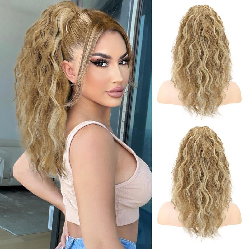 30" Long Wavy Claw Ponytail Extension