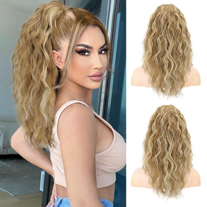30" Long Wavy Claw Ponytail Extension