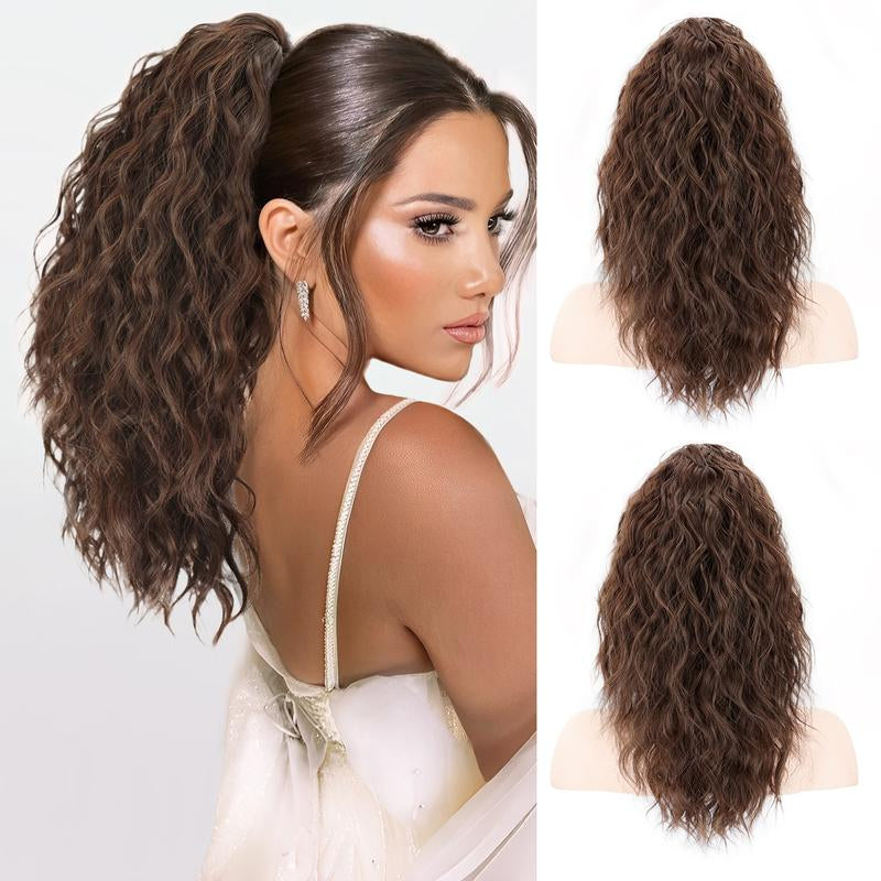 30" Long Wavy Claw Ponytail Extension