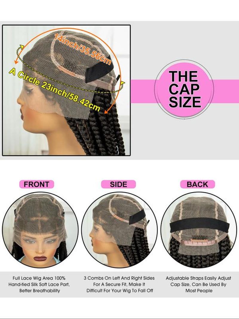 36 Inch Synthetic Braided Glueless Wigs 