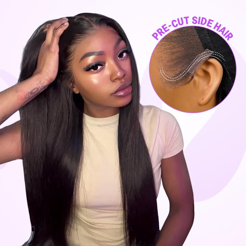 Straight Lace Front Wig for Women – Fluffy, Natural Look, No Bangs