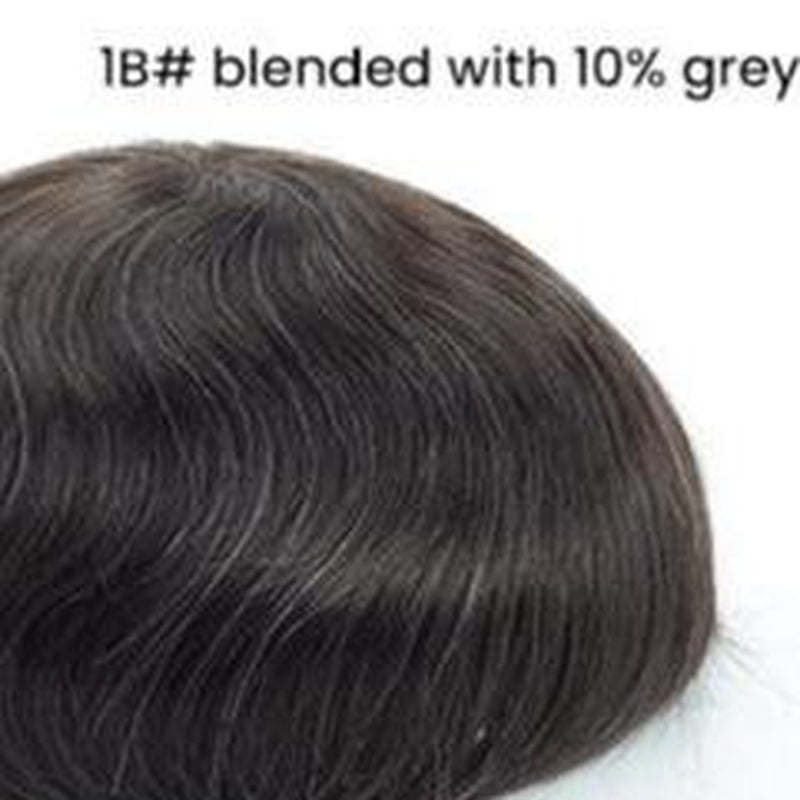 UTS 0.03Mm Ultra Thin Skin V-Looped Men'S Hairpieces Human Hair