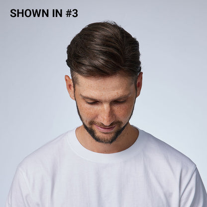 Lightweight V-Loop Men’s Toupee – 0.06mm Thin Skin Base