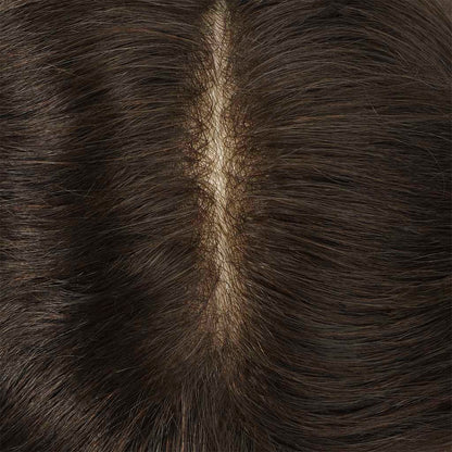 Lightweight V-Loop Men’s Toupee – 0.06mm Thin Skin Base