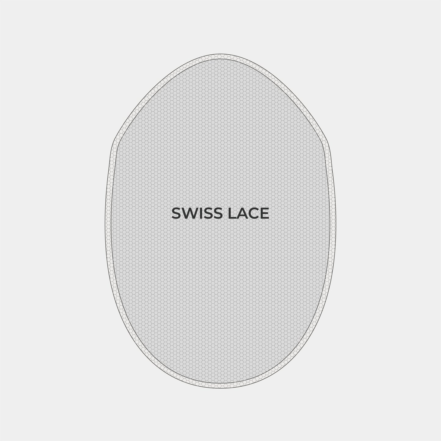 Full Swiss Lace Hair System Realistic Hairline for Men