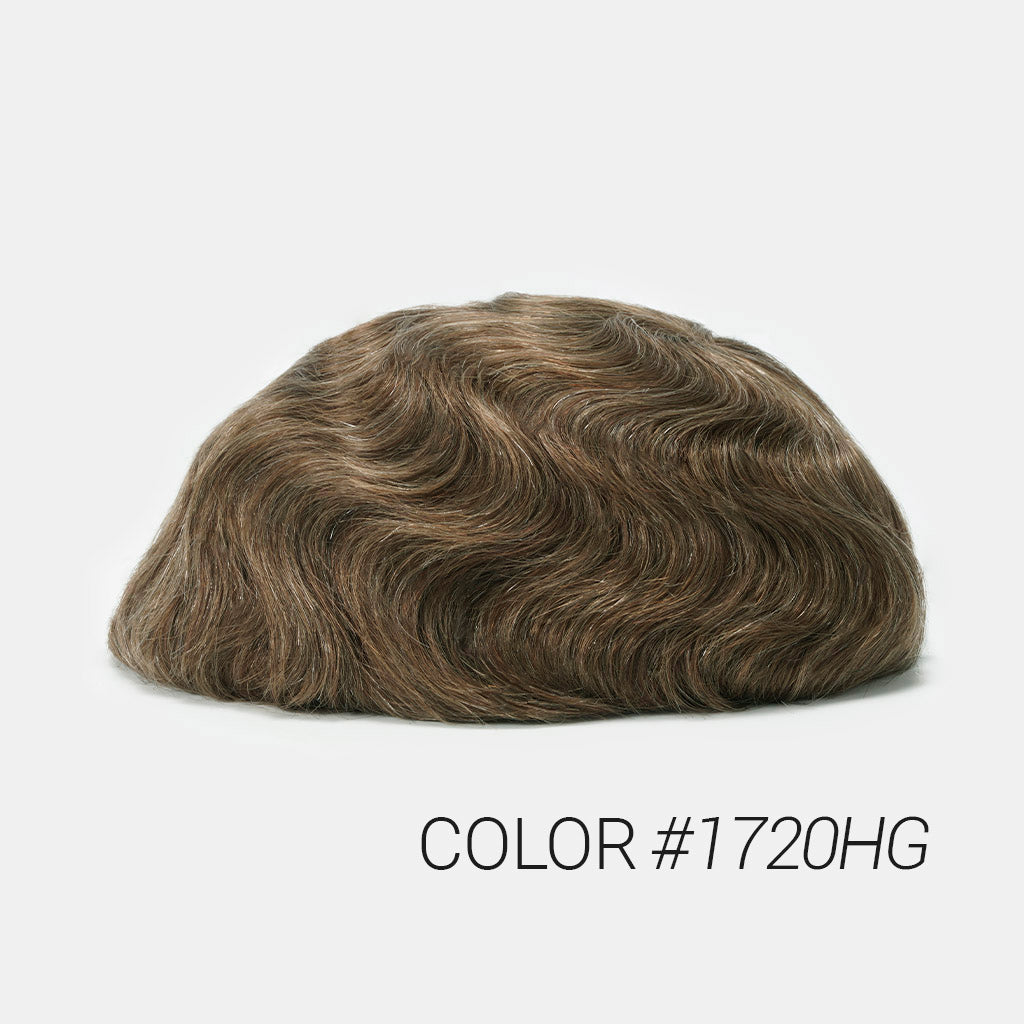 Full Swiss Lace Hair System Realistic Hairline for Men
