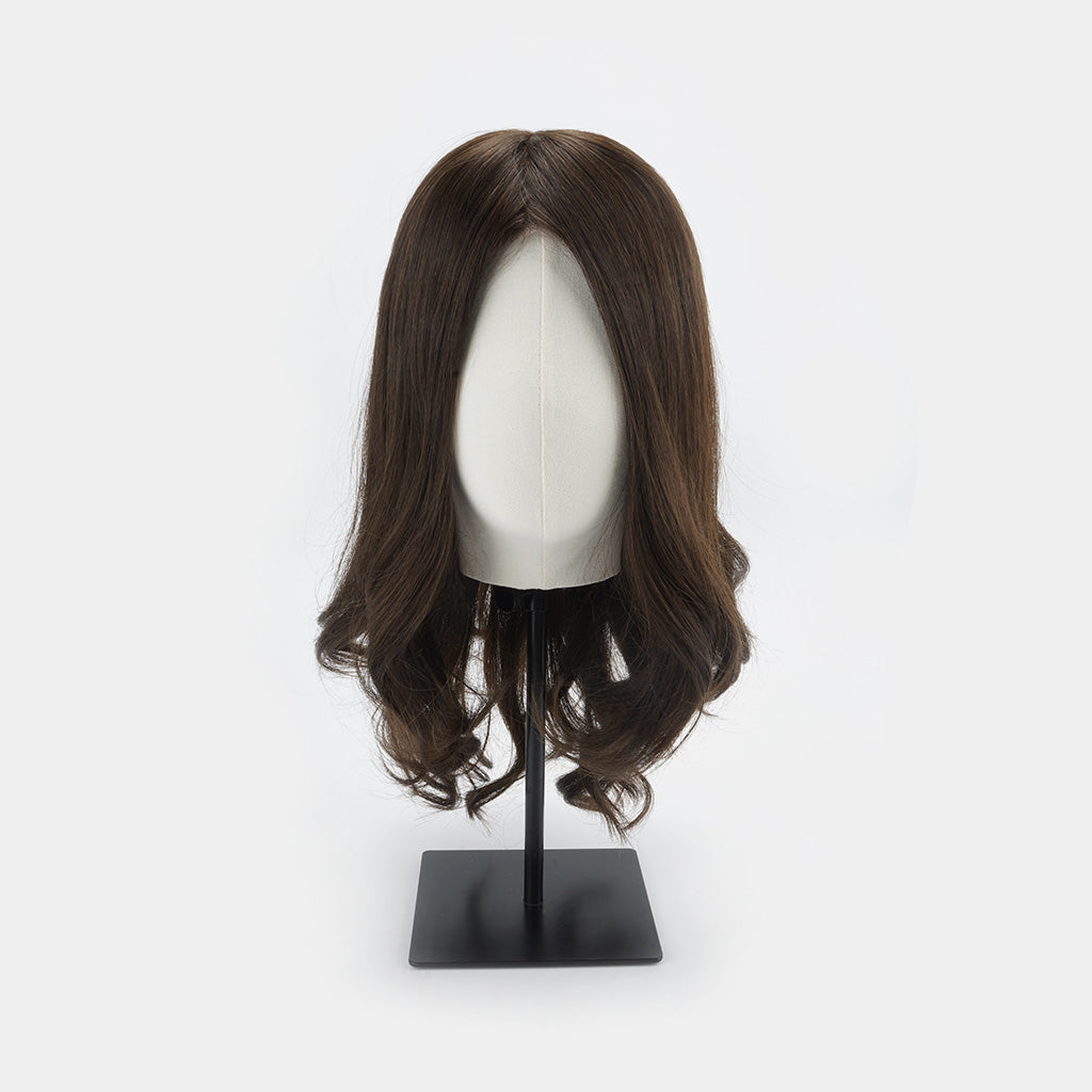 Realistic Mono Front Hair System – 100% Hand-Tied