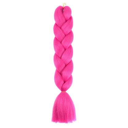 Synthetic 24Inch Jumbo Braids Extensions Long Yaki Straight Braiding Hair Afro Ombre Color Hair for Women